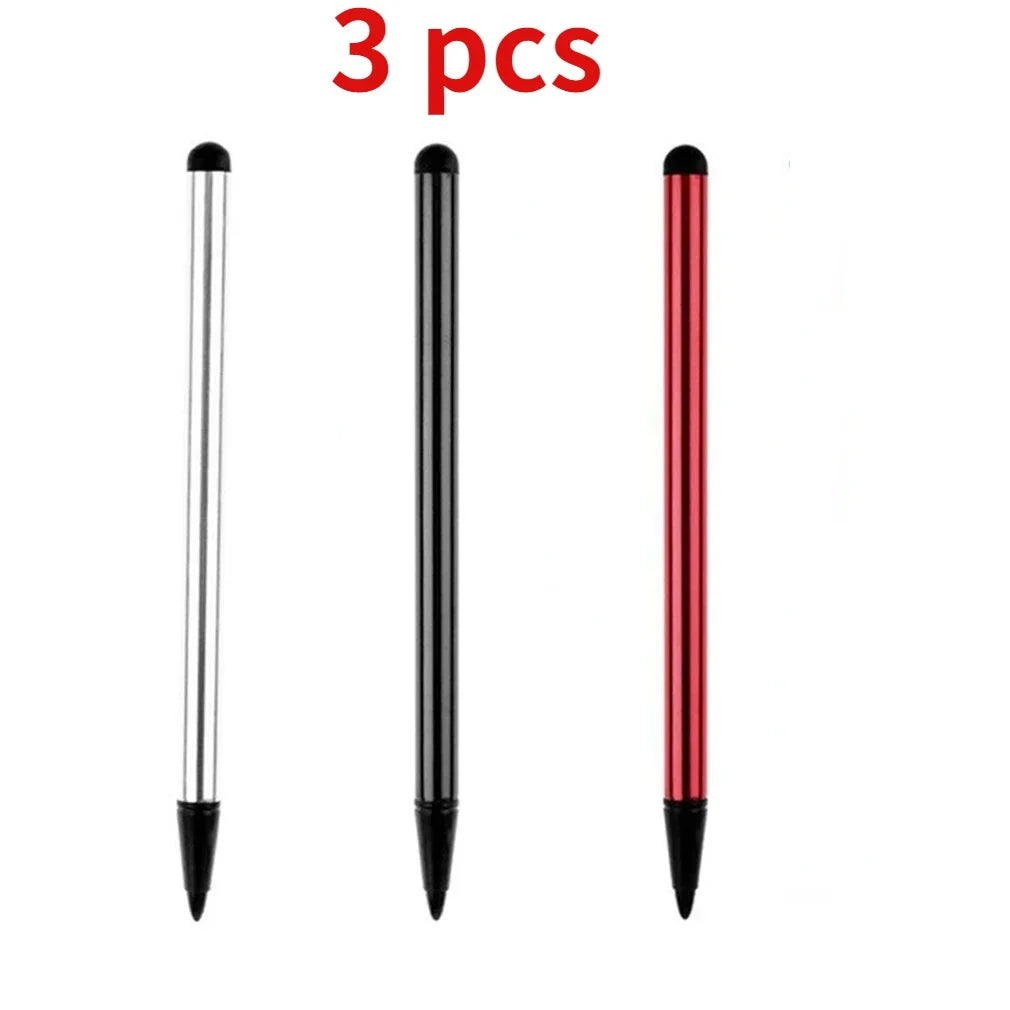 1-3 Pcs Universal Capacitive Stylus Pen Dual Tip 2 in 1 Portable for Samsungfor Xiaomi Android Tablets Phones Touch Screen