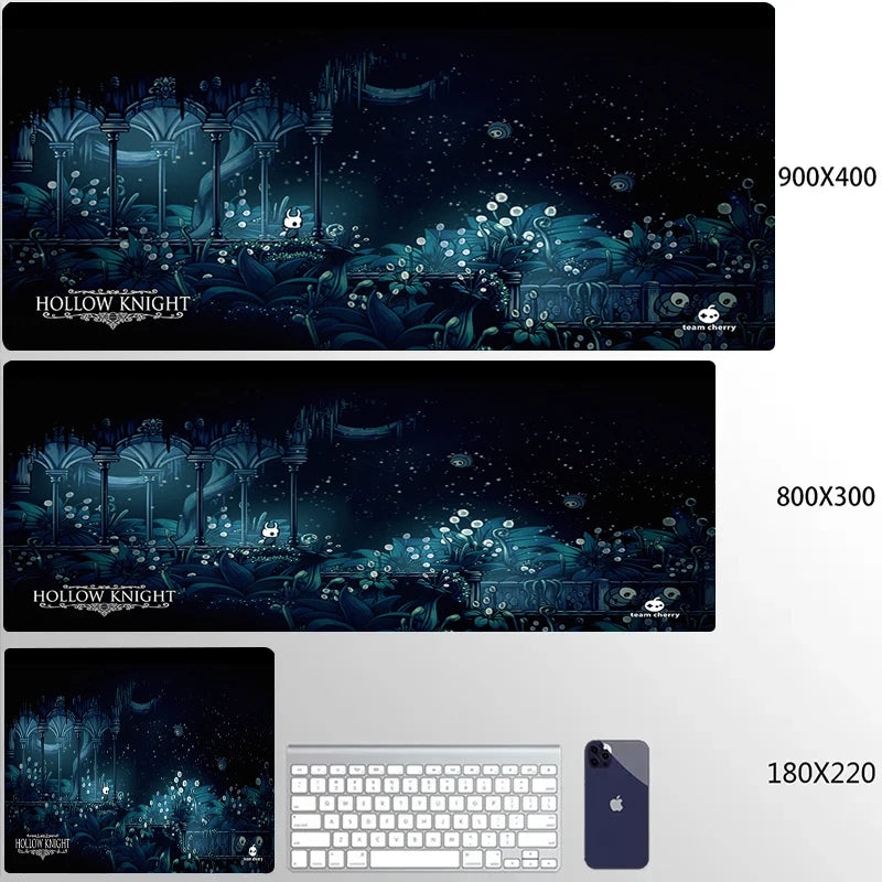 Hollow Knight Gaming Accessories Mouse Pad Office Laptop Cartoon Game Cabinet Mausepad PC Anime Cute HD Table Mat Large Carpet