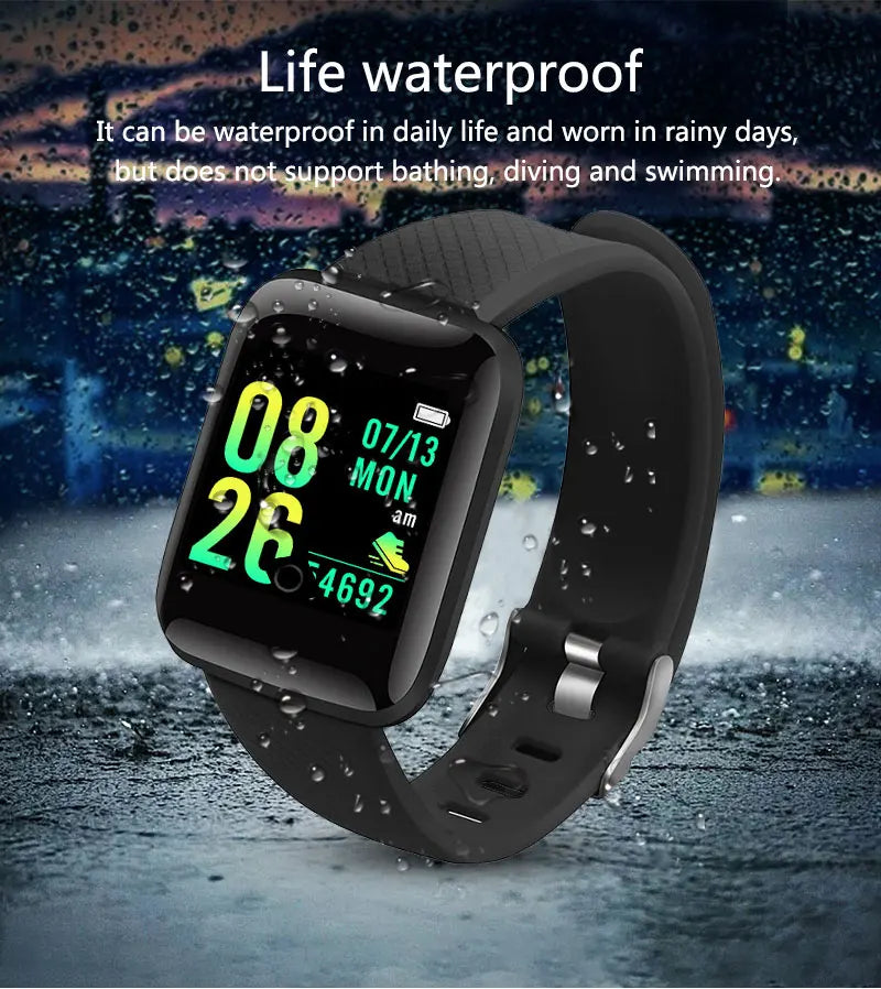 Fitness Kids Smart Watch Children Smartwatch for Girls Boys Smart Clock Students Waterproof Fitness Tracker Digital watches