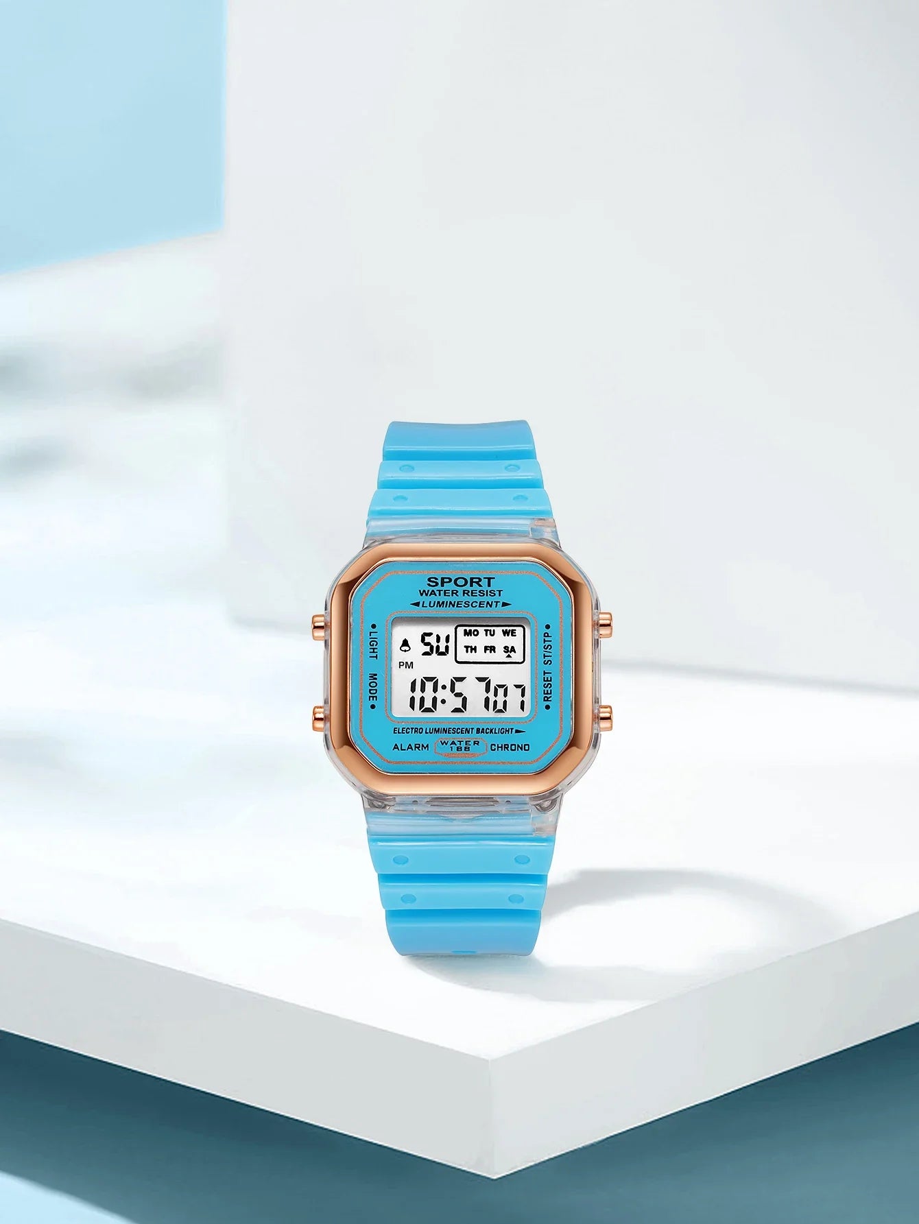 New Children's LED Digital Watch Student Multi Functional Outdoor Sports Watch Minimalist Men's and Women's Electronic Watch