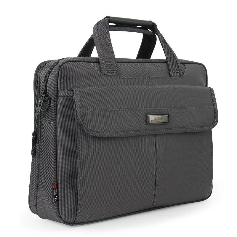 Men's Laptop Briefcase Brand Men Computer Handbags Waterproof Durable Nylon 15.6 Inch Laptops Bags Boys Shoulder Files Books Bag