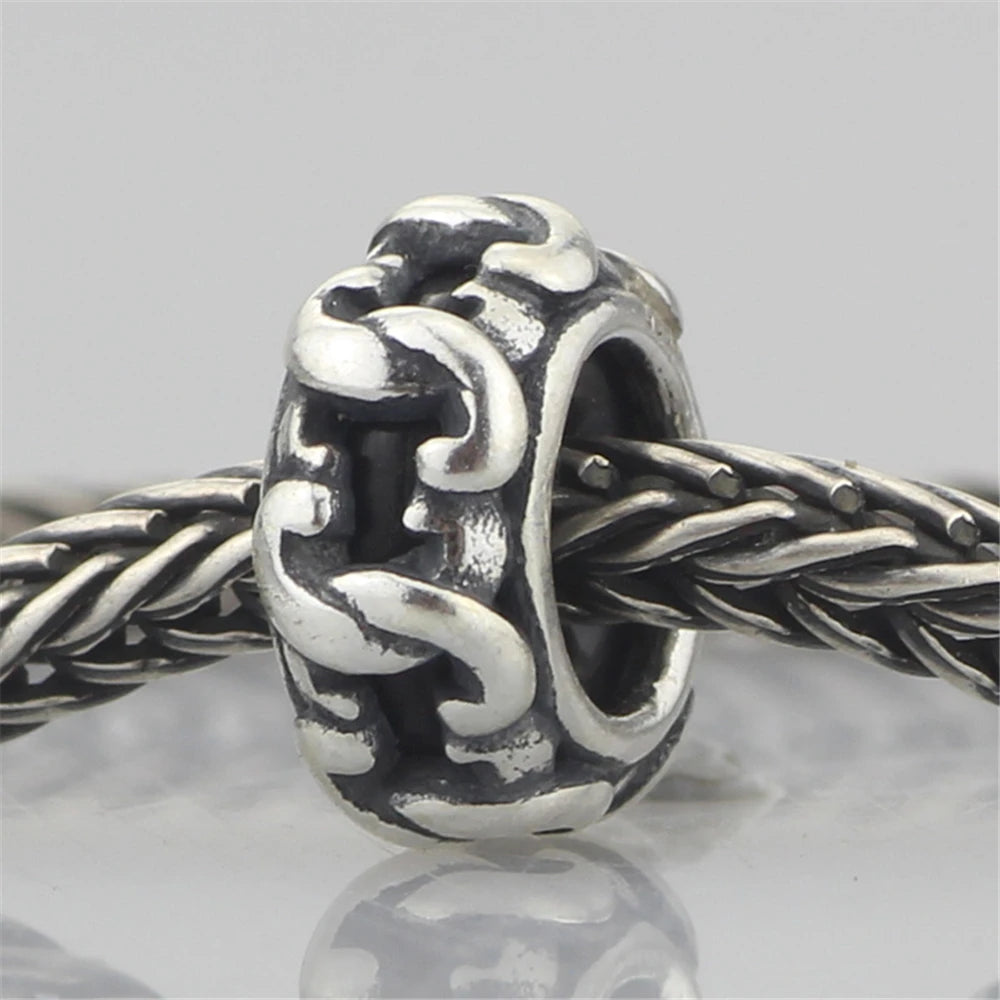 Mistletoe 925 Sterling Silver Cute Sweet Strawberries Stopper Spacer Charm Bead Fit European 3.0mm Bracelet Jewelry