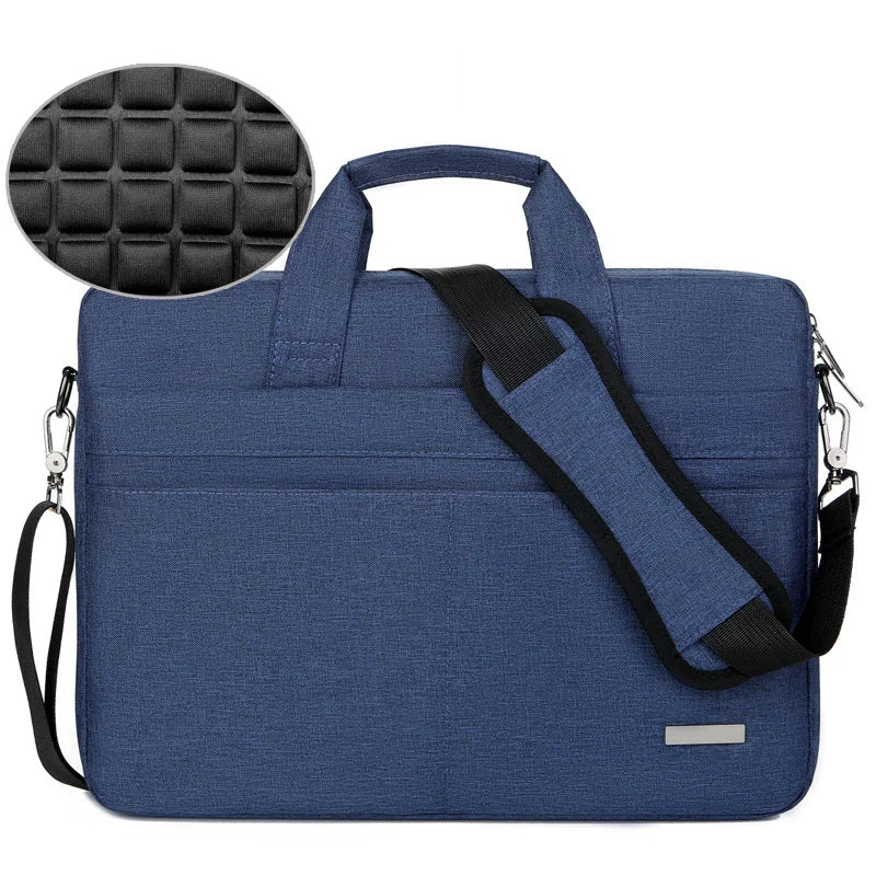 Laptop Bag Sleeve Case Shoulder HandBag Notebook Pouch Briefcases For 13.3 14 15.6 17.3 Inch Macbook Air Pro HP Huawei Asus Dell