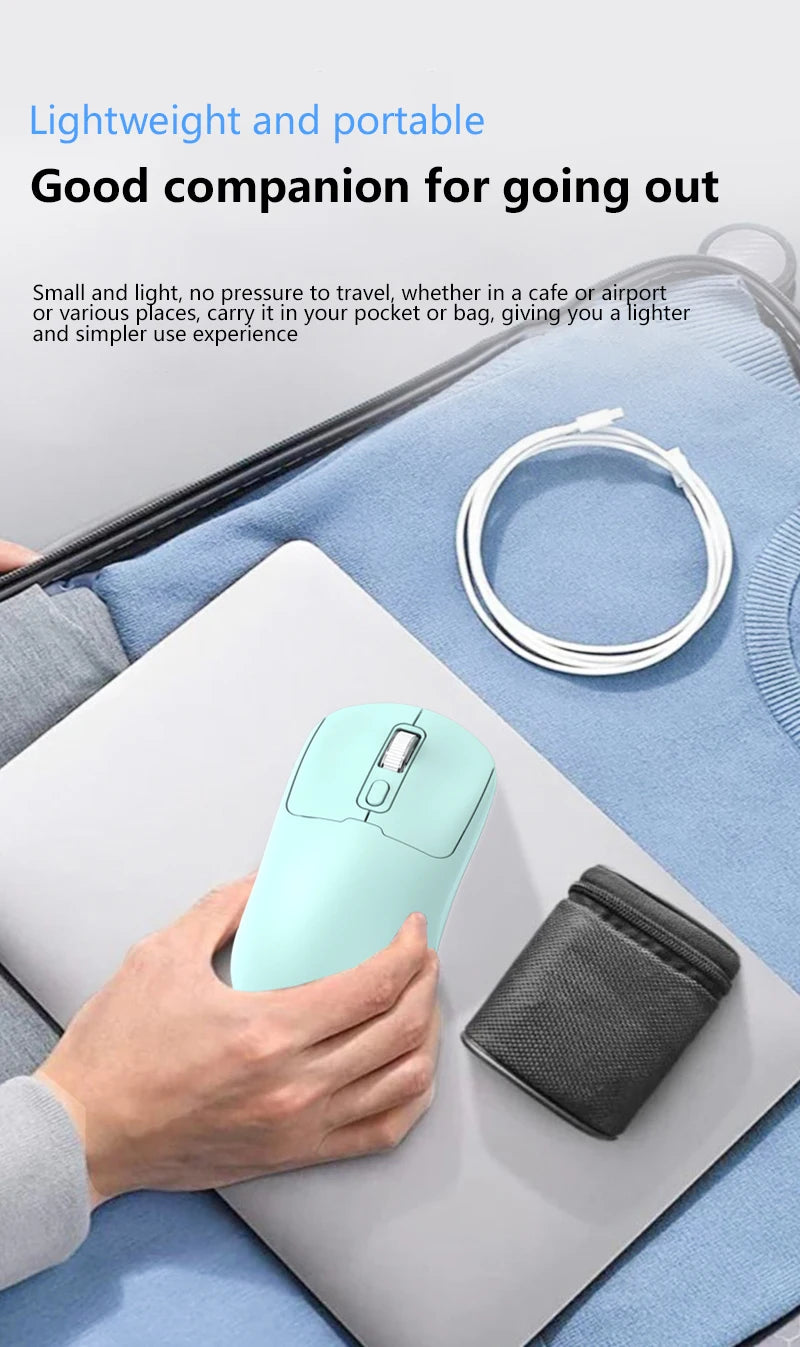 Xiaomi Wireless Mouse Rechargeable Silent Bluetooth Dual Mode DPI Adjustment Office Tablet Laptop Accessories For Android IOS