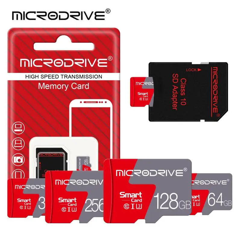 TF Card 4GB 8GB 16GB 64GB Class 10 Micro Flash Memory Card 32GB 128G 256G 512GB cartao de memoria mini sd card gift adapter