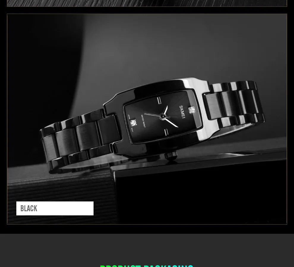 SKMEI 1400 Ladies Casual Dress Luxury Silver Ladies Rhinestone Waterproof Relogio Feminino Quartz Watch Fashion Thin Watches