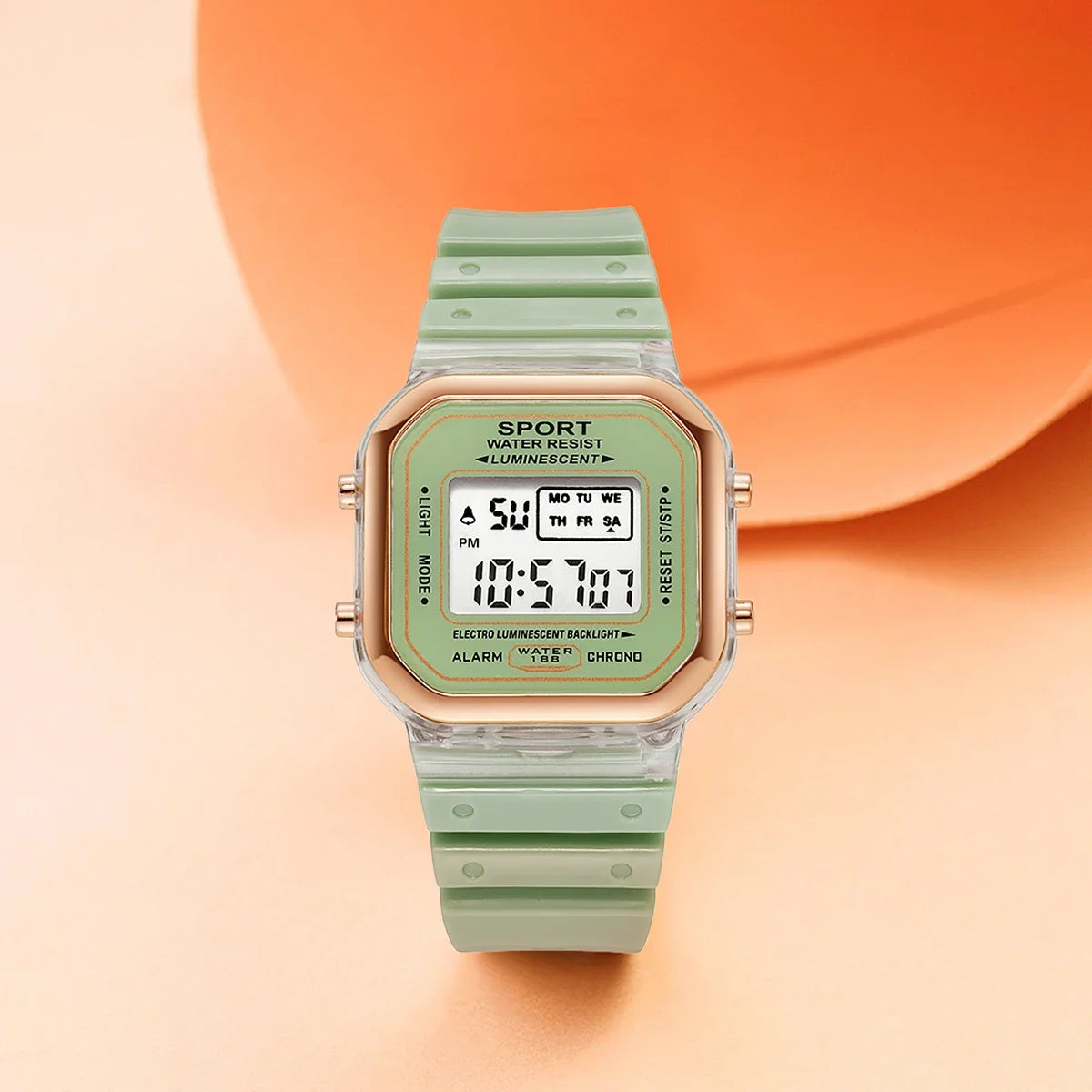 New Children's LED Digital Watch Student Multi Functional Outdoor Sports Watch Minimalist Men's and Women's Electronic Watch