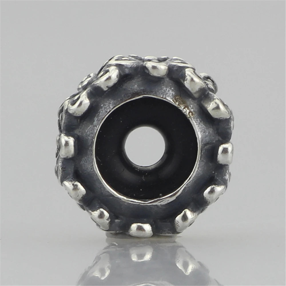 Mistletoe 925 Sterling Silver Cute Sweet Strawberries Stopper Spacer Charm Bead Fit European 3.0mm Bracelet Jewelry