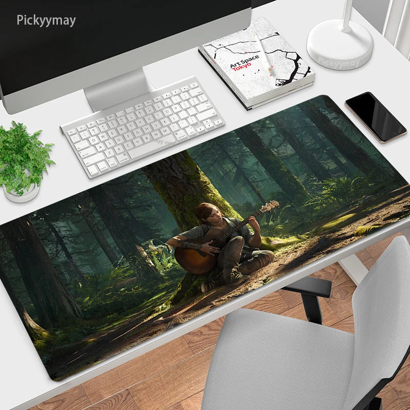 Last Of Us Large Mouse Mat Gaming Mousepad Big Gamer Mousepads Nonslip Rubber Keyboard Table Mats Desk Pad HD Mouse Pads XXL