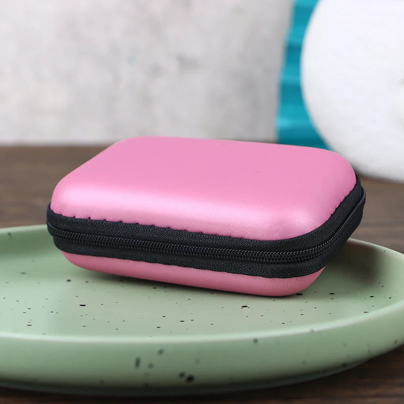 1Pc Mini Camera Case Bag Multi-functional Earphone Bag Video Waterproof Digital Portable Hard Bag EVA Storage Box Storage Bag