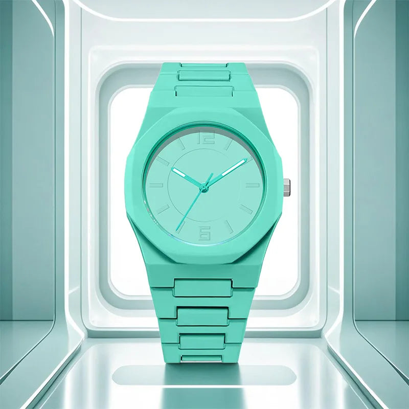 2025 New Men Watches Business Waterproof Plastic Wristbands Fashion Casual Quartz Wristwatch Man Clock Gift Reloj Hombre