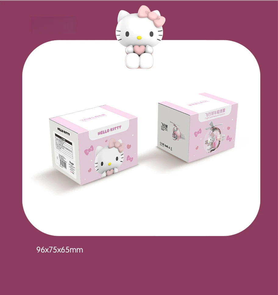 Sanrio Hello Kitty Car Air Freshener - Official Sanrio Aroma Diffuser for Car Vents, Cute Creative Decor Accessory Gift