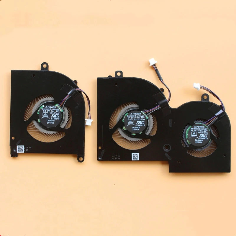 New Original Laptop  Cooling fan For Msi Creator Z16 A11UET MS-1571 MS-1572 BS5405HS-U4W BS4505HS-U5C 1571-G-CCW 1571-CPU-4P 5V