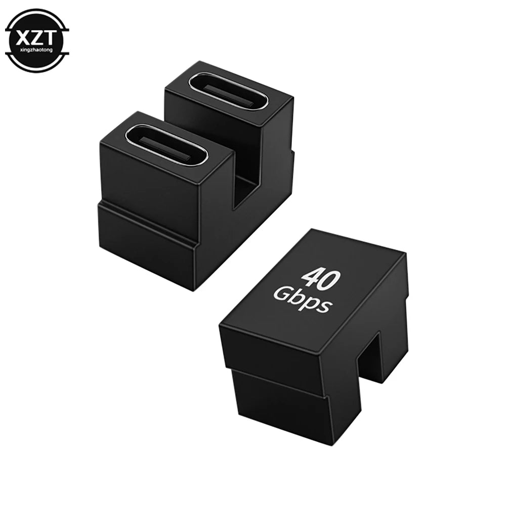 USB 4.0 40Gbps Data Transfer Thunderbolt 4 8K 60Hz Type C Male to Female Connector Extender for Mobile Phone Laptop