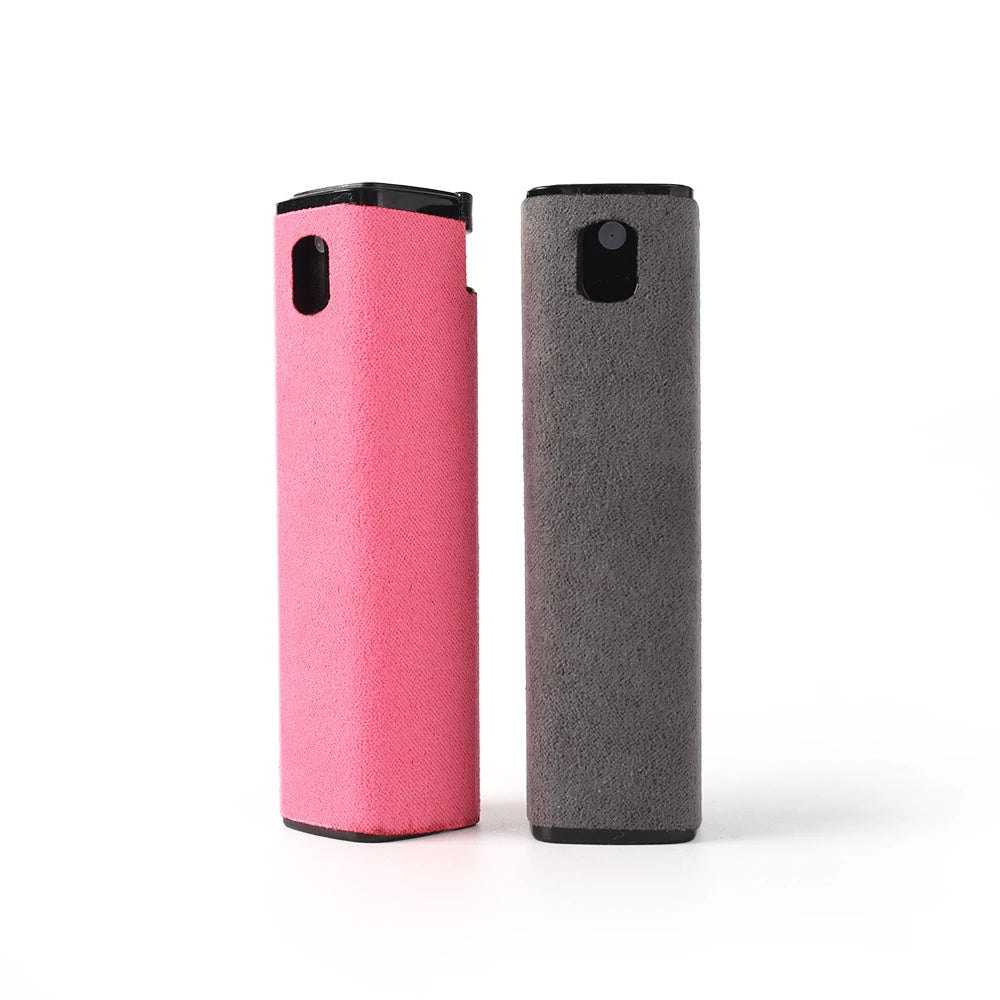 Screen Cleaner Touchscreen Mist Spray Portable Reusable Spray Bottle Microfiber Cleaner Wipe Multifunctional Phone Cleaning Tool