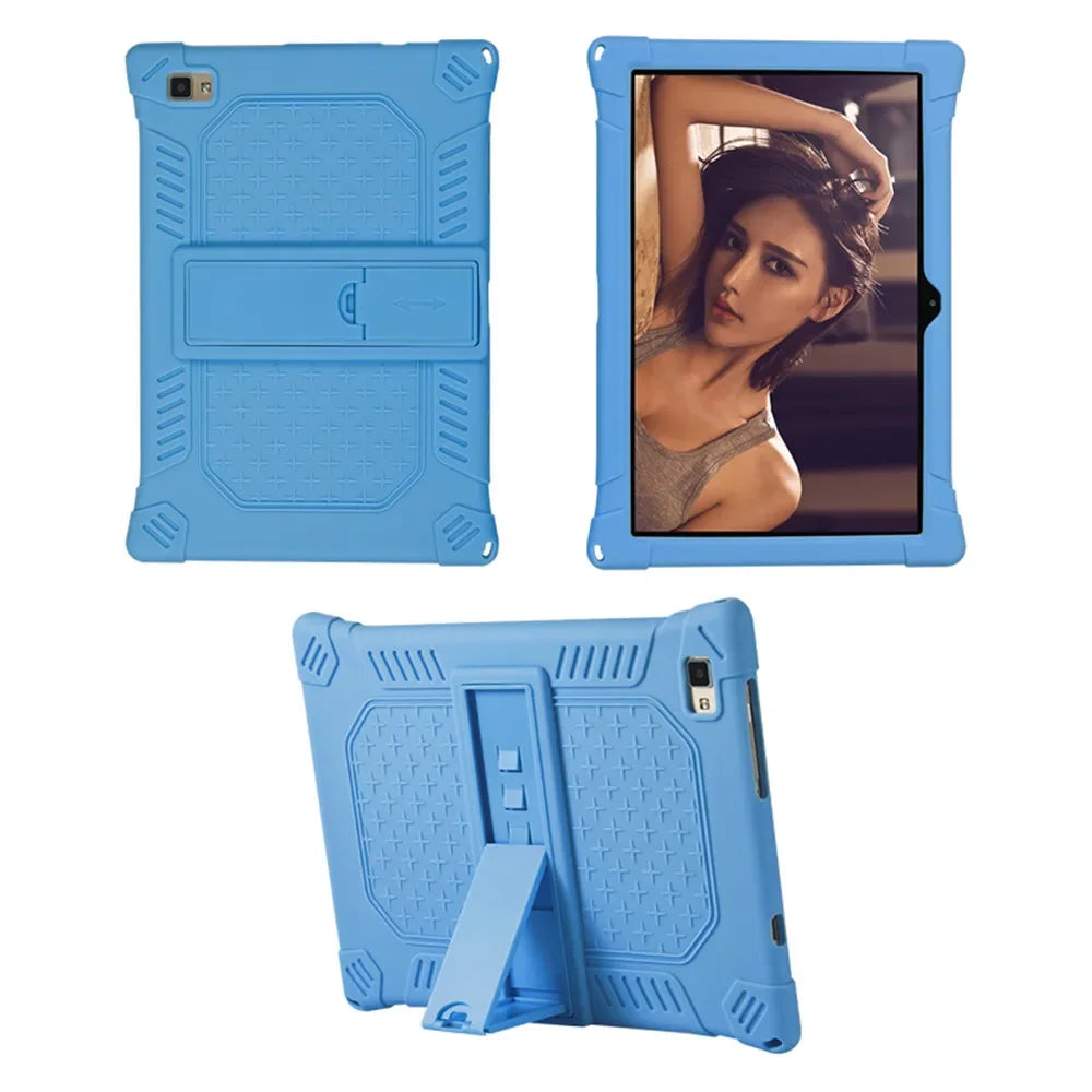 Soft Tablet Cover for Teclast P20hd P30s Case Silicon Stand Holder for Teclast P20 HD M40 Pro Plus Tablet PC Funda Cover Cases