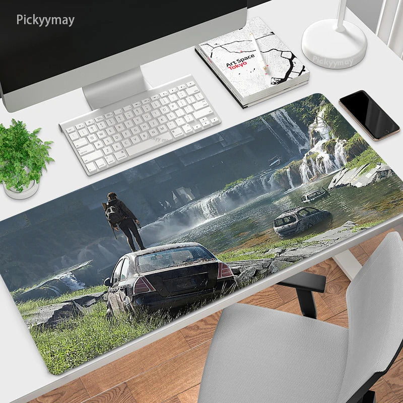 Last Of Us Large Mouse Mat Gaming Mousepad Big Gamer Mousepads Nonslip Rubber Keyboard Table Mats Desk Pad HD Mouse Pads XXL