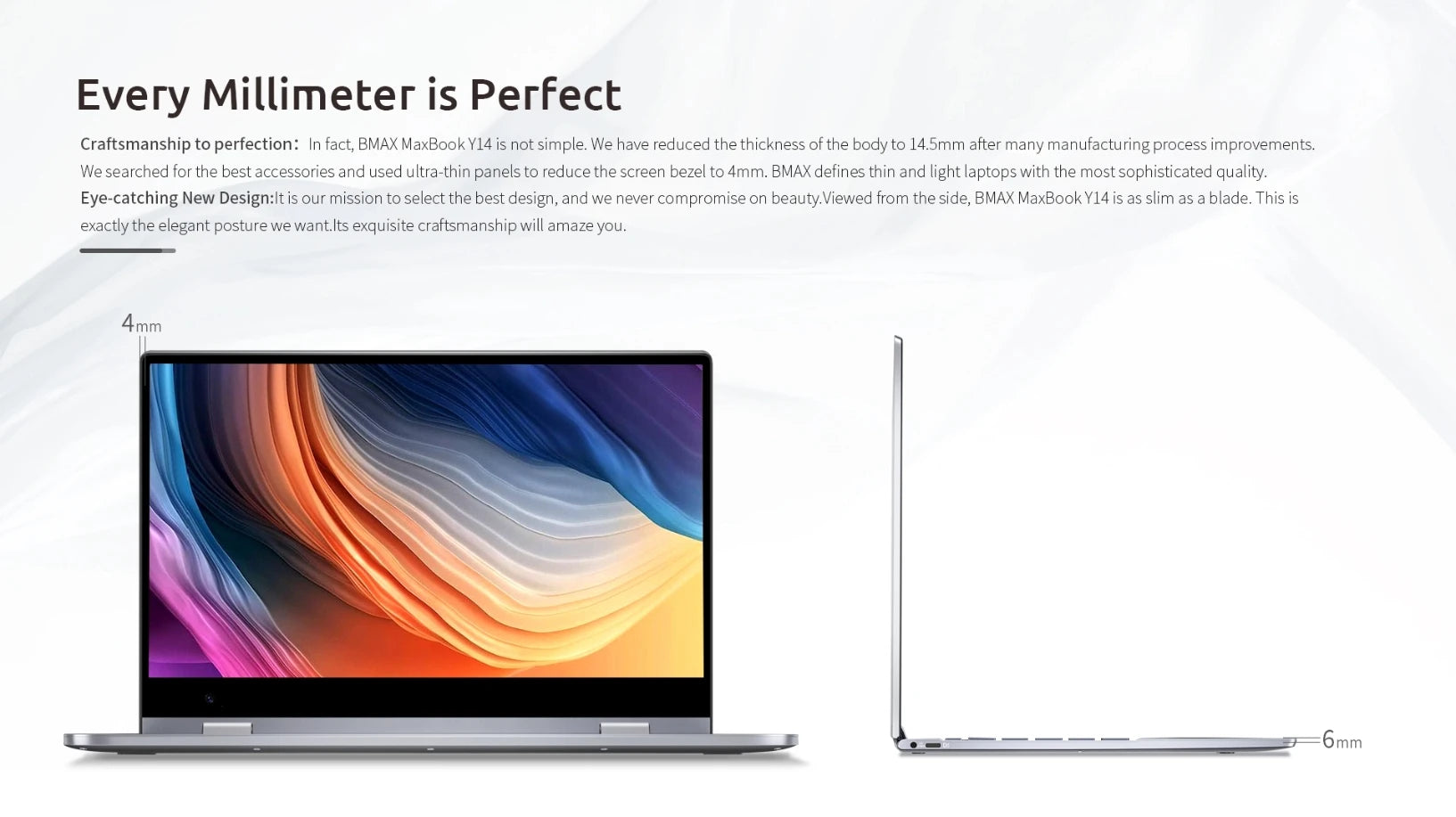BMAX Y14 Laptop 14 inch Notebook Windows 11 16GB RAM LPDDR5 512GB SSD 1920*1080 IPS Intel N100 laptops Computer