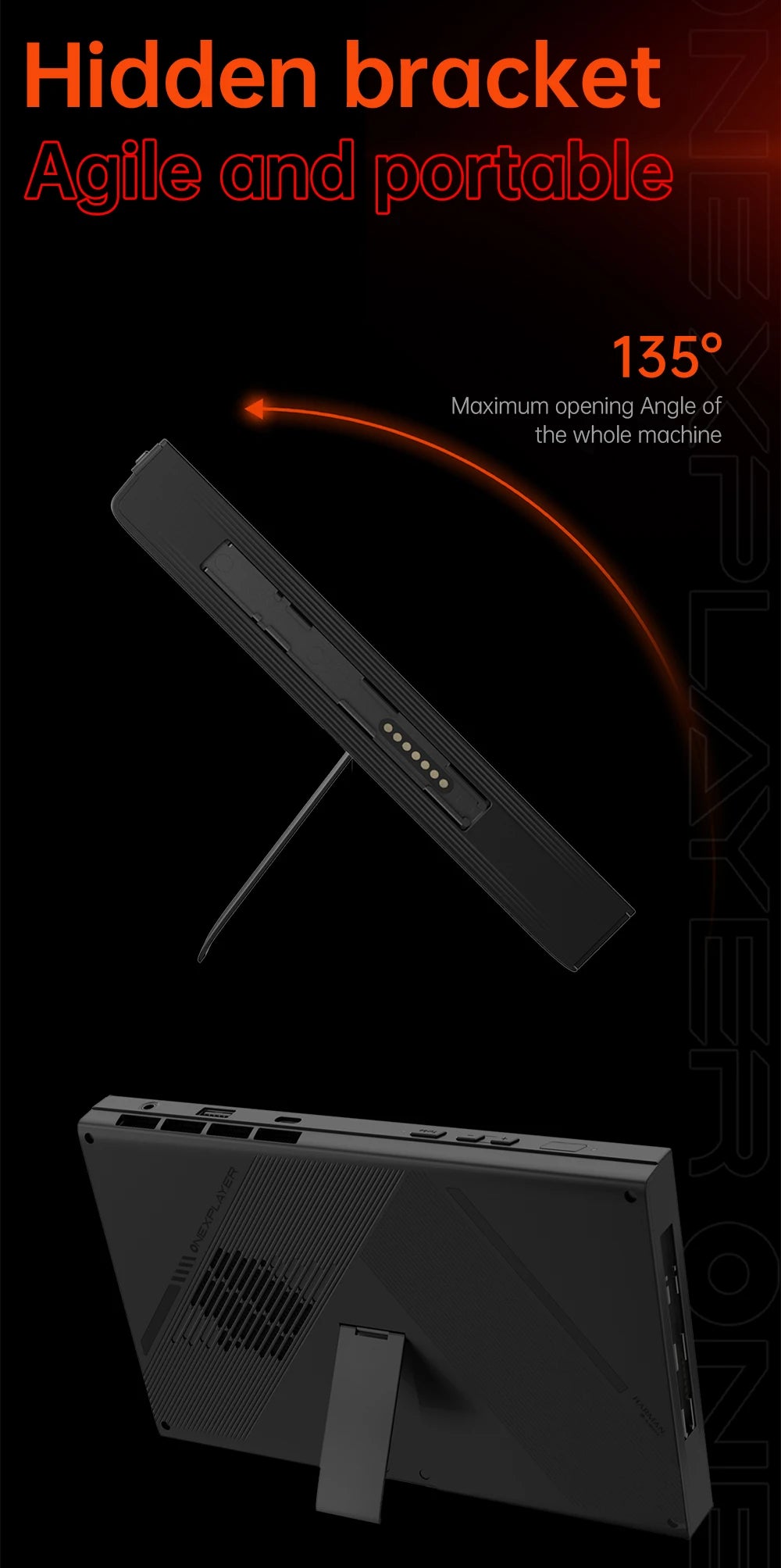 OneXplayer X1 mini AMD AI 9 HX 370 / 8840U 8.8'' 3-In-1 Handheld PC Game Console Laptop Tablet AI Computer Detachable Controller