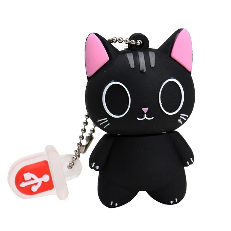 JASTER New Cute Cartoon USB 2.0 Flash Drive 64GB 32G Penguin U Disk 16GB Pen Drives 8G pendrive 4GB Gifts Key Chain Memory Stick