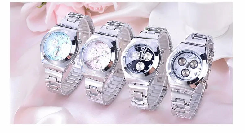 Fashion LONGBO Brand Luxury Waterproof Casual Quartz Watch Women Lady Gift Watches Waterproof Stainless Steel Watch Montre Femme