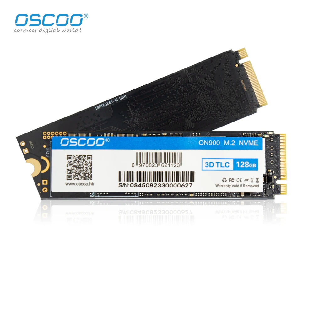 OSCOO SSD M.2 2280 NMVe PCIe Gen3.0x4 Internal SSD Solid State Drive 3D TLC NAND Flash 128GB 256GB 512GB 1TB PCIe Hard Disk SSD