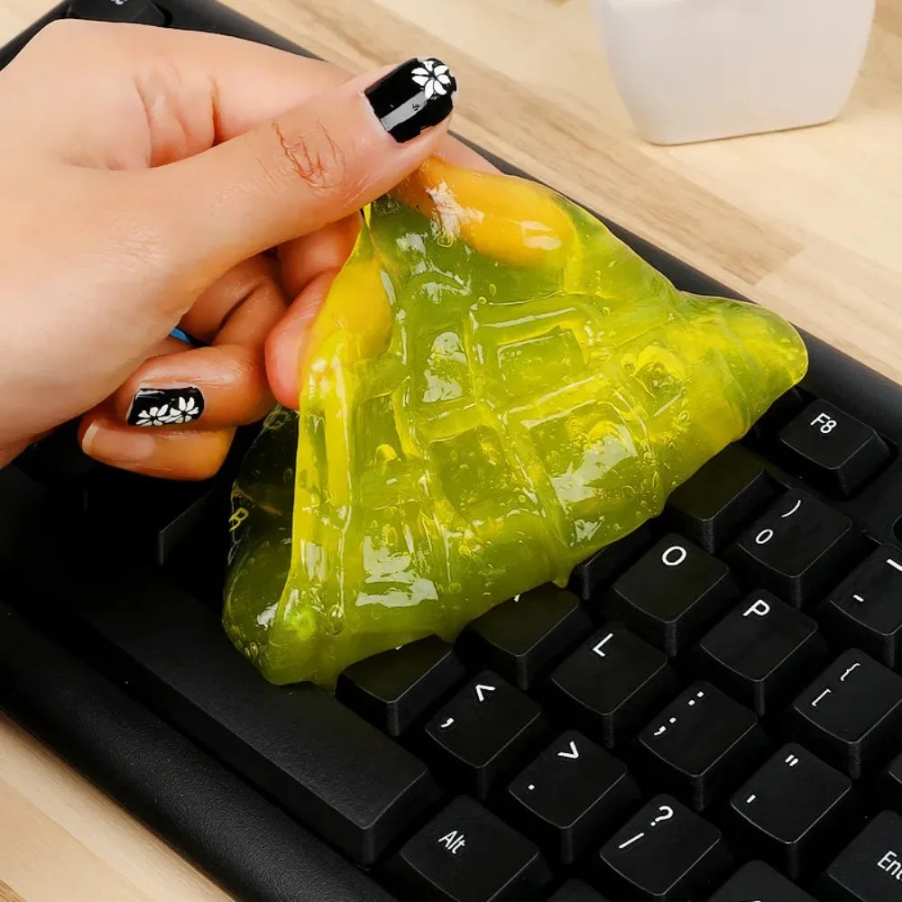 Soft Dust Cleaning Glue Reusable Super Clean mud Slimy Gel for home Phone Car Pc Laptop Keyboard Sticky Wiper Dust Dirt Wipe