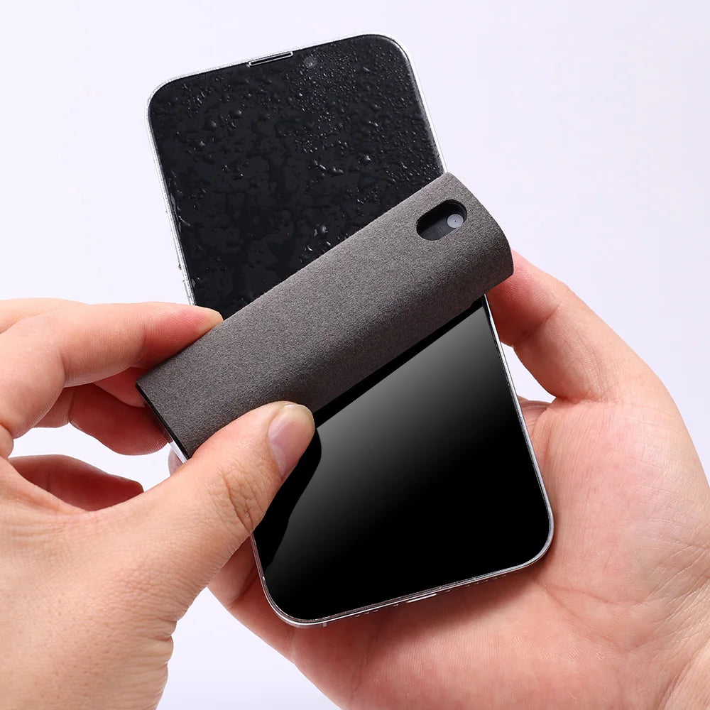 Screen Cleaner Touchscreen Mist Spray Portable Reusable Spray Bottle Microfiber Cleaner Wipe Multifunctional Phone Cleaning Tool