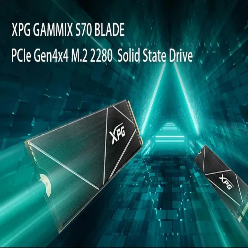 ADATA XPG GAMMIX S70 Blade 1TB/2TB/4TB PCIe4.0 Nvme1.4 Internal Gaming SSD Gen4x4 M.2 2280 For Desktop Hard Disk PC PS5 ssd