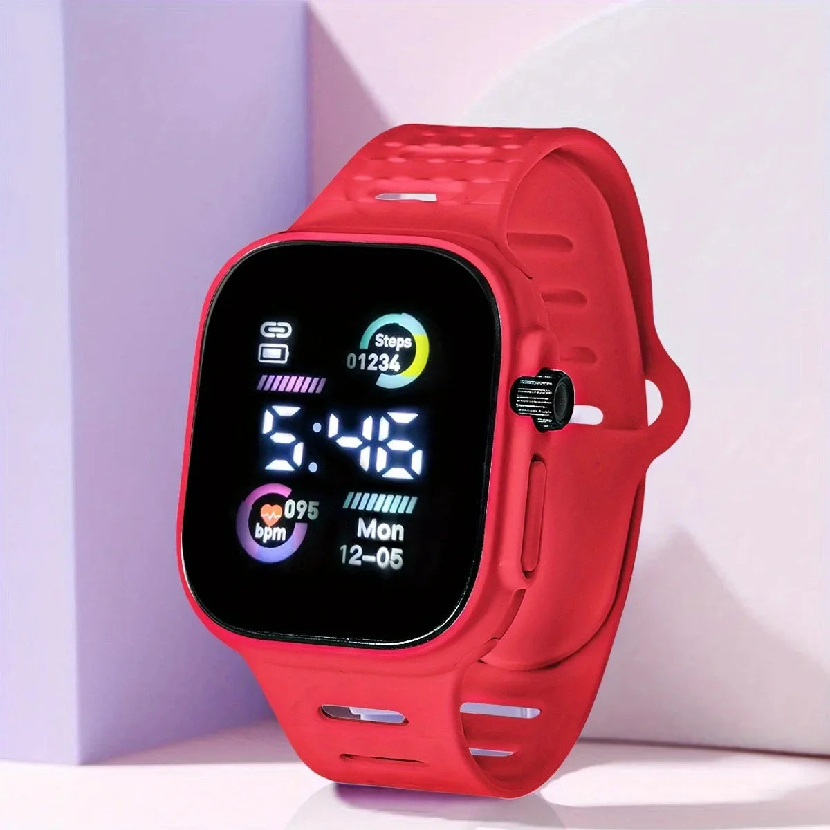 Luminous Children's Electronic Wristwatch LED Display Digital Kids Watches Sport Boys Girls Students Clock Watches Gifts Relojes