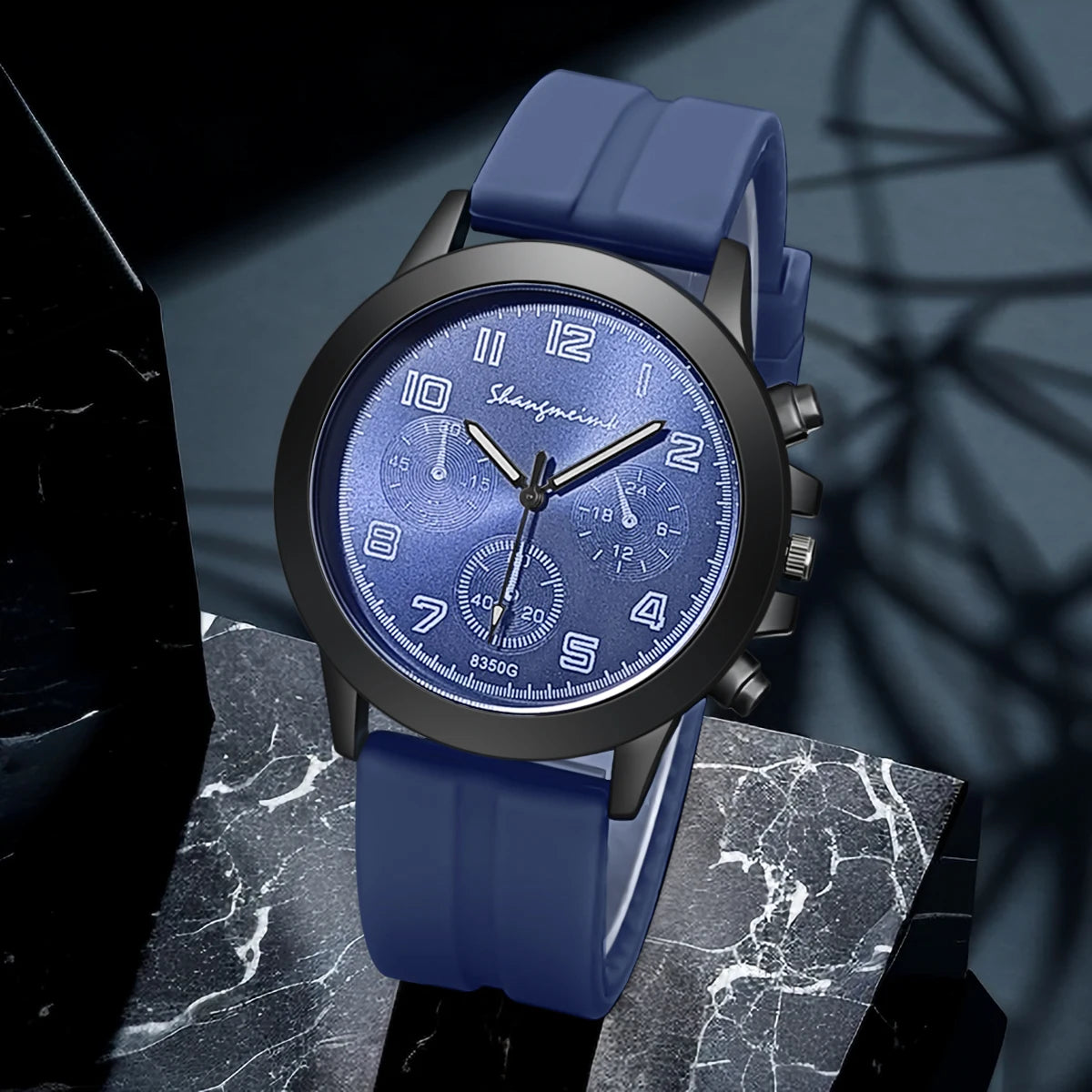 Men Watch Casual Quartz Watches For Men Clock Man Silicone Strap Wristwatch Friends Family Gift Valentine's Day