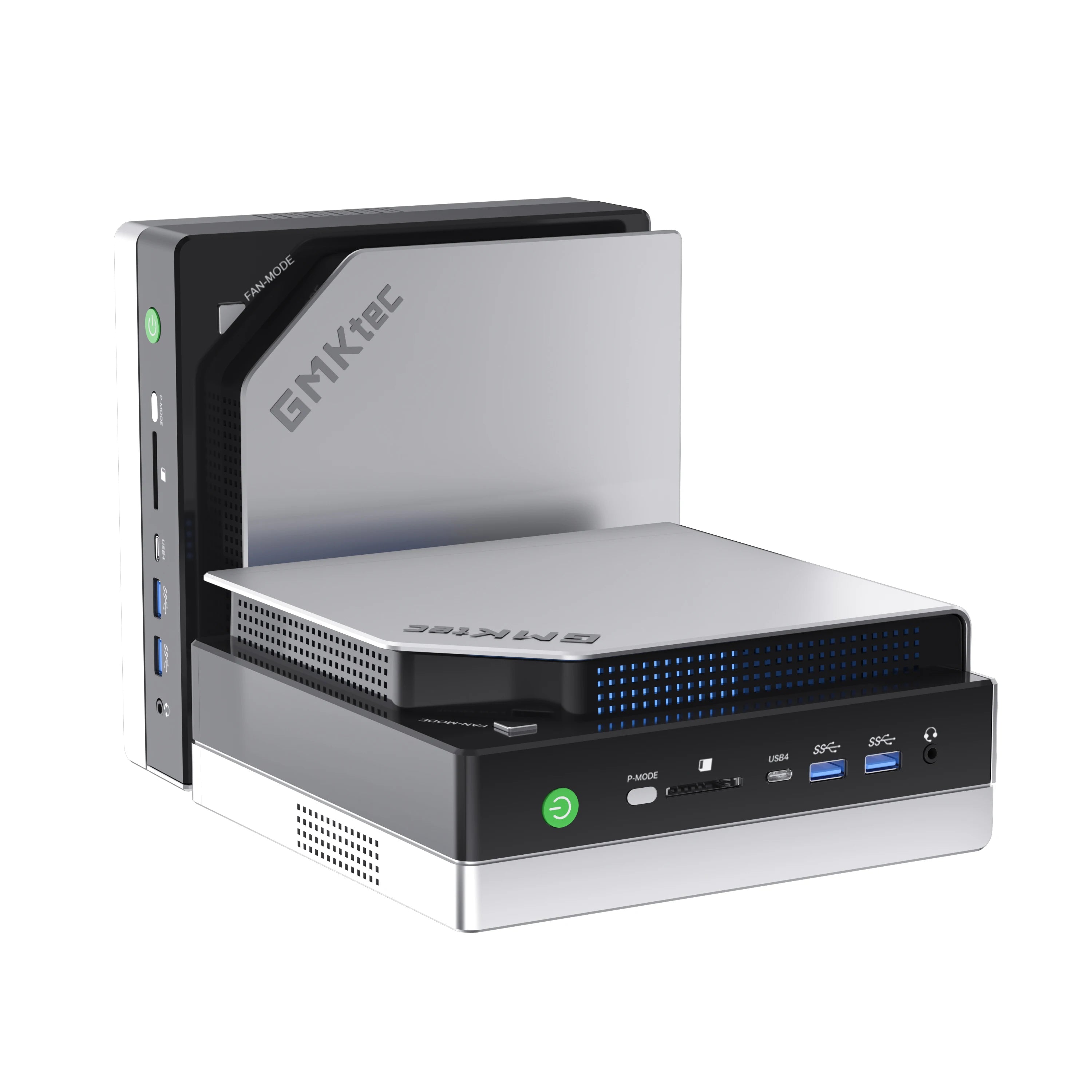 GMKtec MINI PC EVO-X2 Windows11 Pro DDR5 8000MHz PCle 4.0 M.2 2280 SSD 2.5G LAN HDMI2.0 USB4.0*2 WIFI7 BT5.4 Desk Gamer Computer