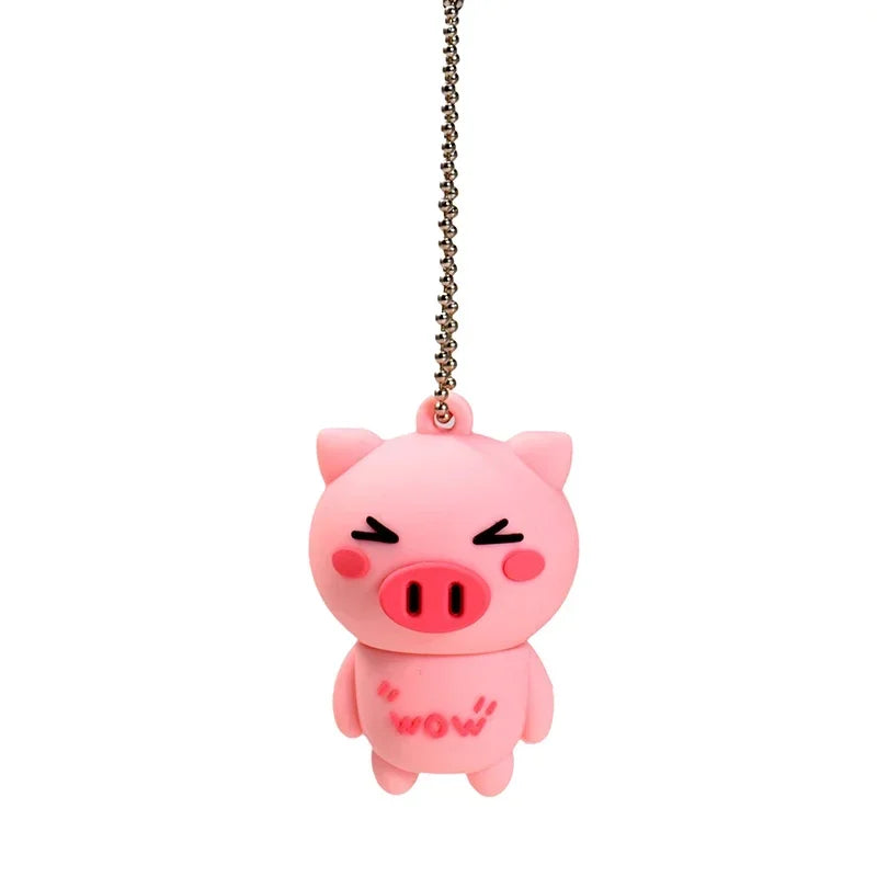 JASTER New Cute Cartoon USB 2.0 Flash Drive 64GB 32G Penguin U Disk 16GB Pen Drives 8G pendrive 4GB Gifts Key Chain Memory Stick