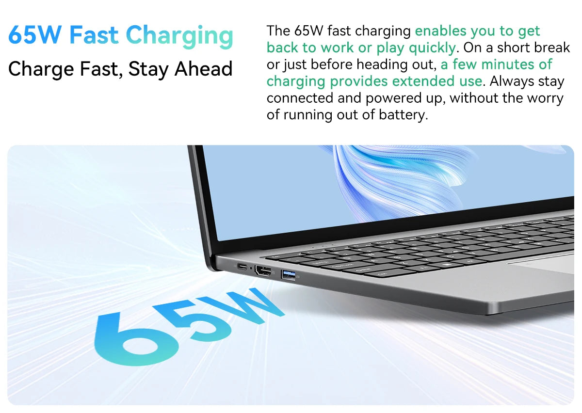 Blackview AceBook 12 Win 11 Laptop 16'' FHD IPS , Intel I5-1030NG7 Notebook, 16GB RAM 512GB SSD, 2-in-1 Fingerprint Power Button