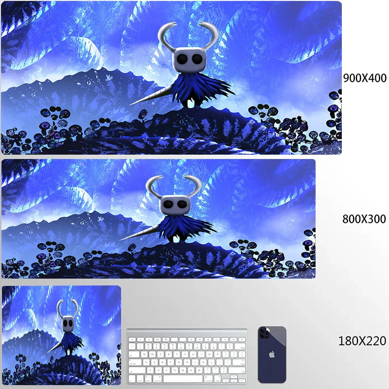 Hollow Knight Gaming Accessories Mouse Pad Office Laptop Cartoon Game Cabinet Mausepad PC Anime Cute HD Table Mat Large Carpet