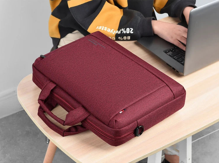 Waterproof Laptop Bag Case 13 14 15 17 Inch Notebook Bag For Macbook Air Pro 13 15 Computer Shoulder Handbag Briefcase Bag