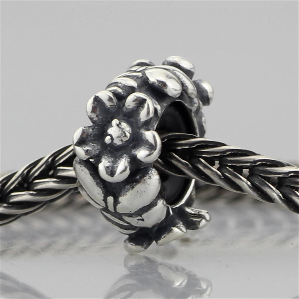 Mistletoe 925 Sterling Silver Cute Sweet Strawberries Stopper Spacer Charm Bead Fit European 3.0mm Bracelet Jewelry
