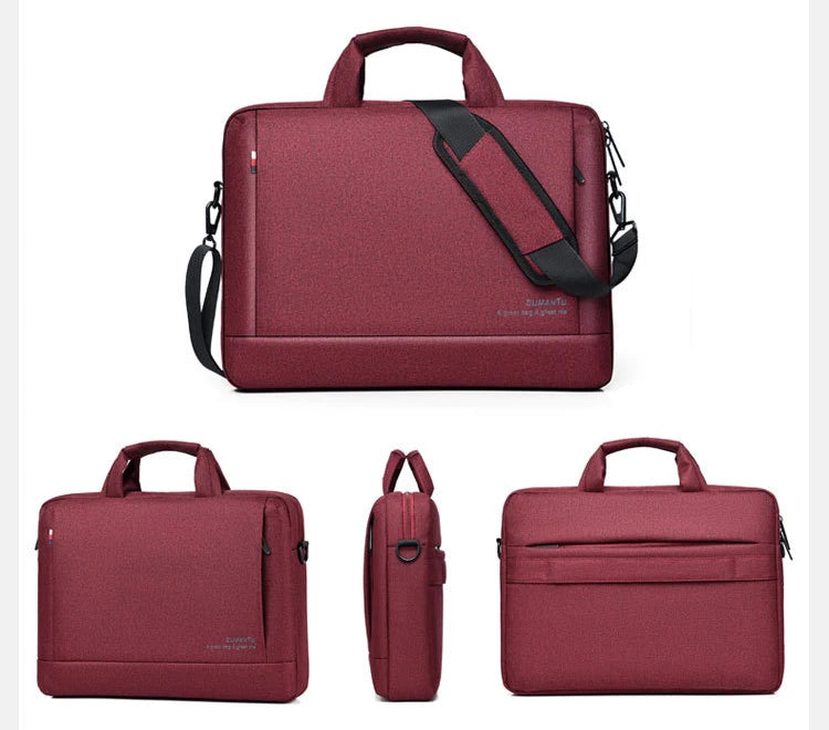 Waterproof Laptop Bag Case 13 14 15 17 Inch Notebook Bag For Macbook Air Pro 13 15 Computer Shoulder Handbag Briefcase Bag