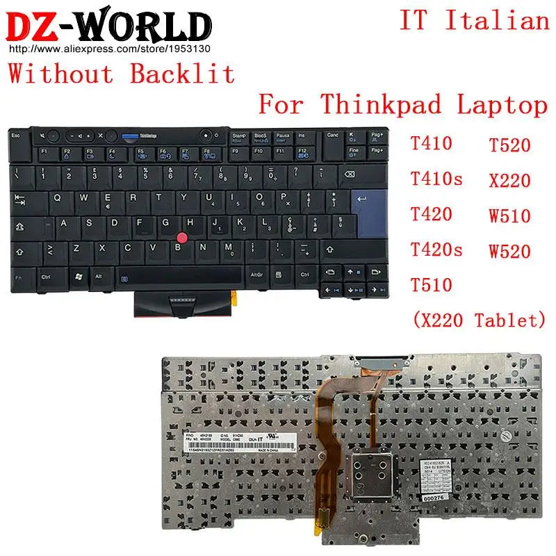 US RU UK LAS SP HB IL GK FR IC CFR IT HU BG English Keyboard for Lenovo Thinkpad T410 T420 S T510 T520 W510 W520 X220 i Laptop