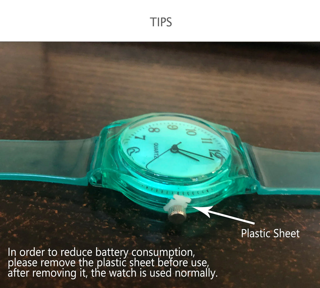 Kids Watch Children Quartz Watches Wristwatch Jelly for Girl and Boy Clocks Sport Baby Student Transparent Plastic Montre Femme