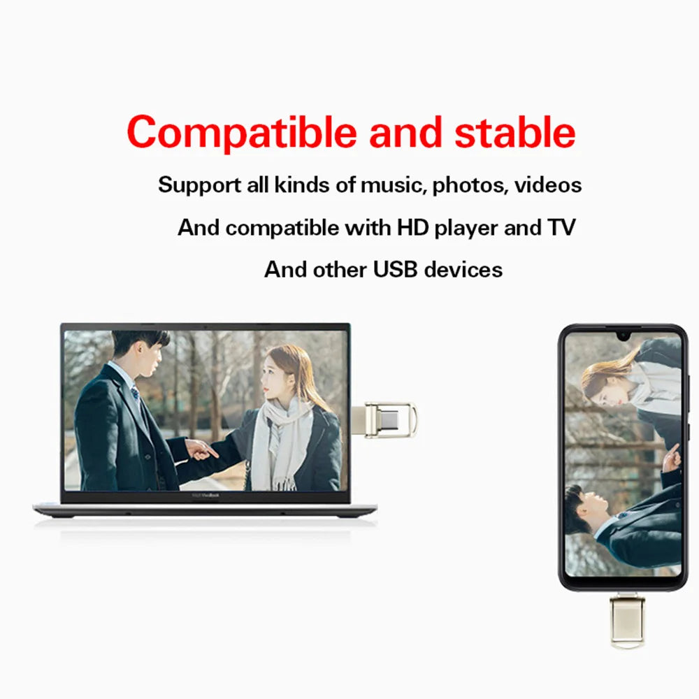mini TYPE-C USB 3.0 OTG USB Flash Drive 64GB Business Gift Memory Stick Mini USB-C Pen Drive 32GB High Speed USB Stick 128GB Pen