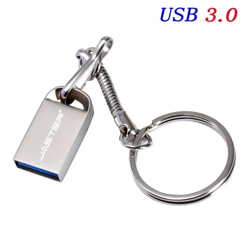 USB 3.0 Mini USB Metal 4GB 16GB 32G 64GB Flash Drive Pen Drive Waterproof Usb Stick Pen Drive High Speed Customer Logo