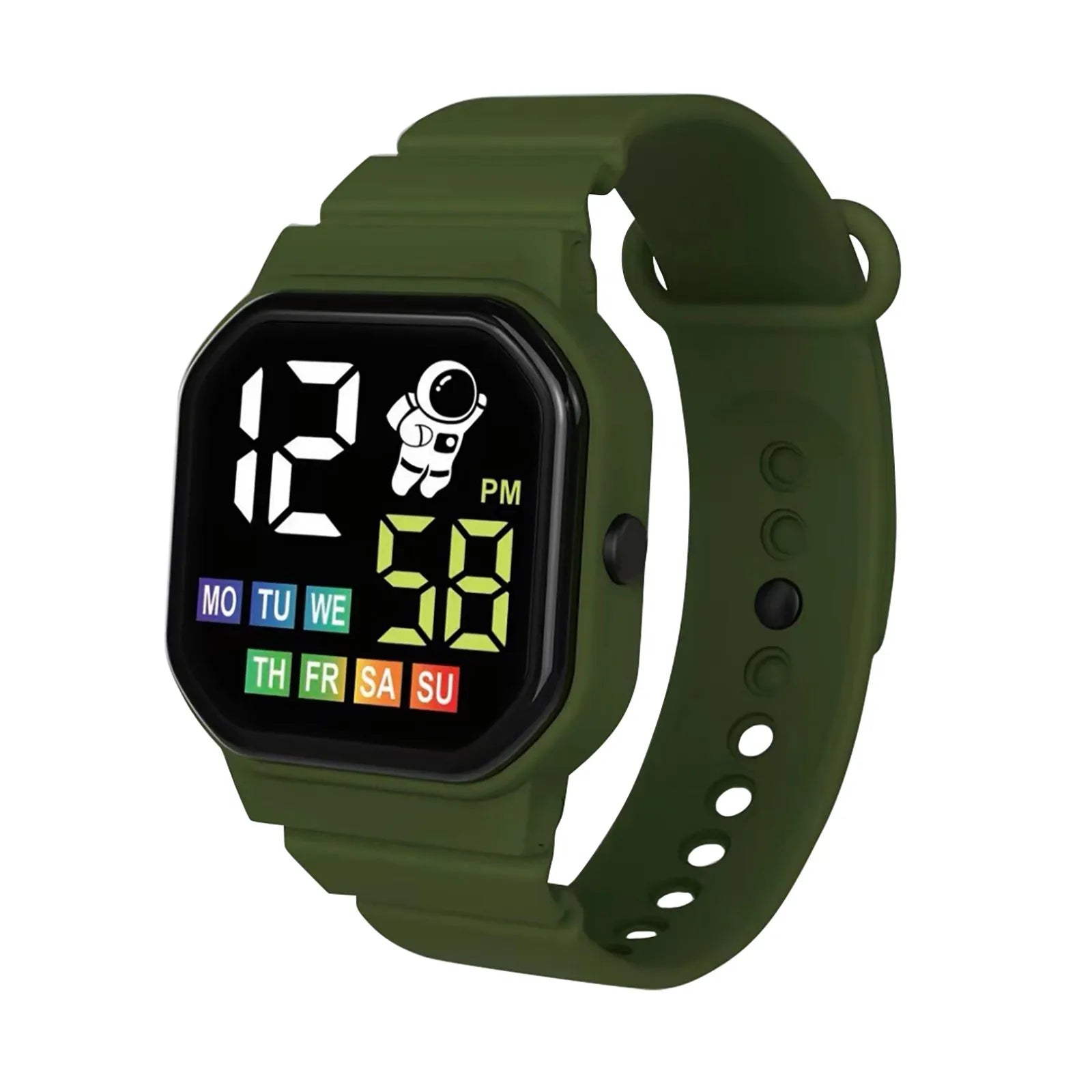 Children's Waterproof Sports Smart Watch Display Week Outdoor Silicone Bracelet Electronic Watch Kids Bracelet Digital Watches