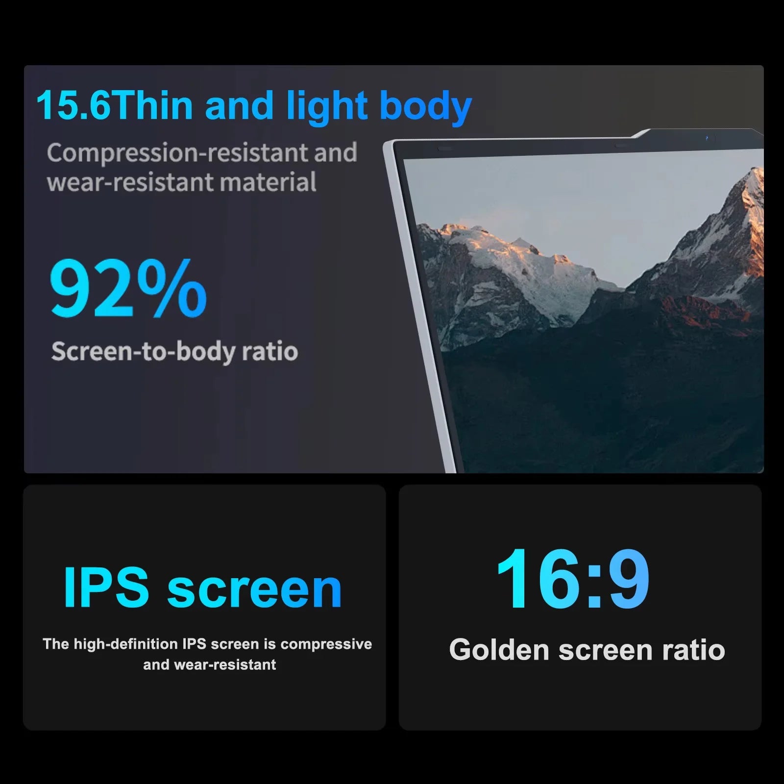 Xiaman 15.6" Portable Laptop Computer Intel Core i3 6100U Windows 11 Pro Notebook PC Gamer 16GB RAM 512GB 1TB SSD Gaming Laptops
