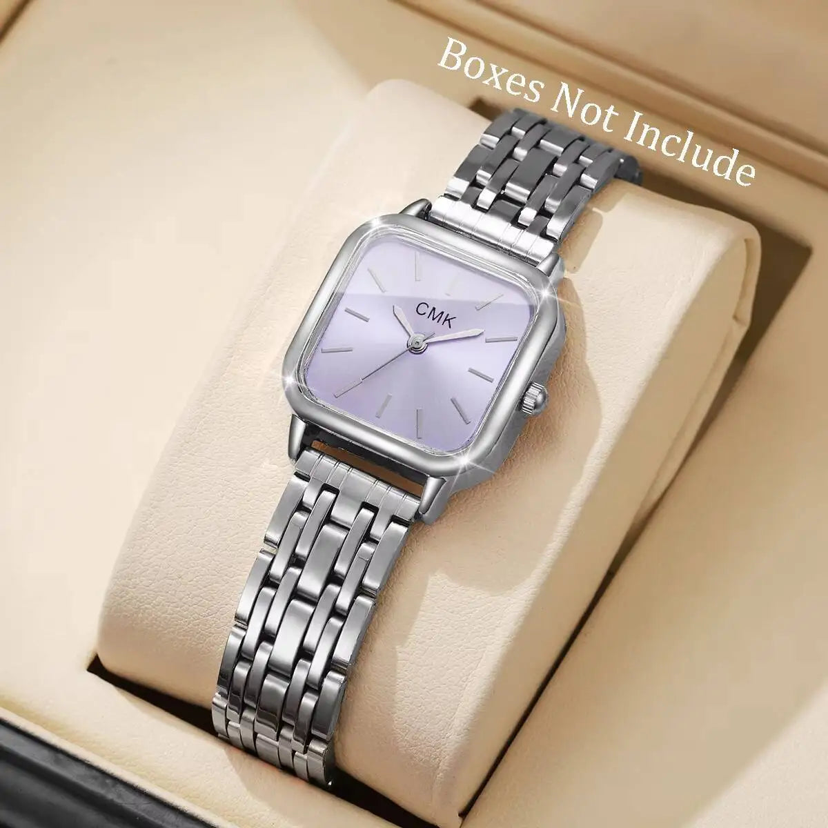 1/2/3/4/6PCS Fashion Women Watches Simple Square Dial Ladies Quartz Wristwatch Reloj Mujer（Without Box）