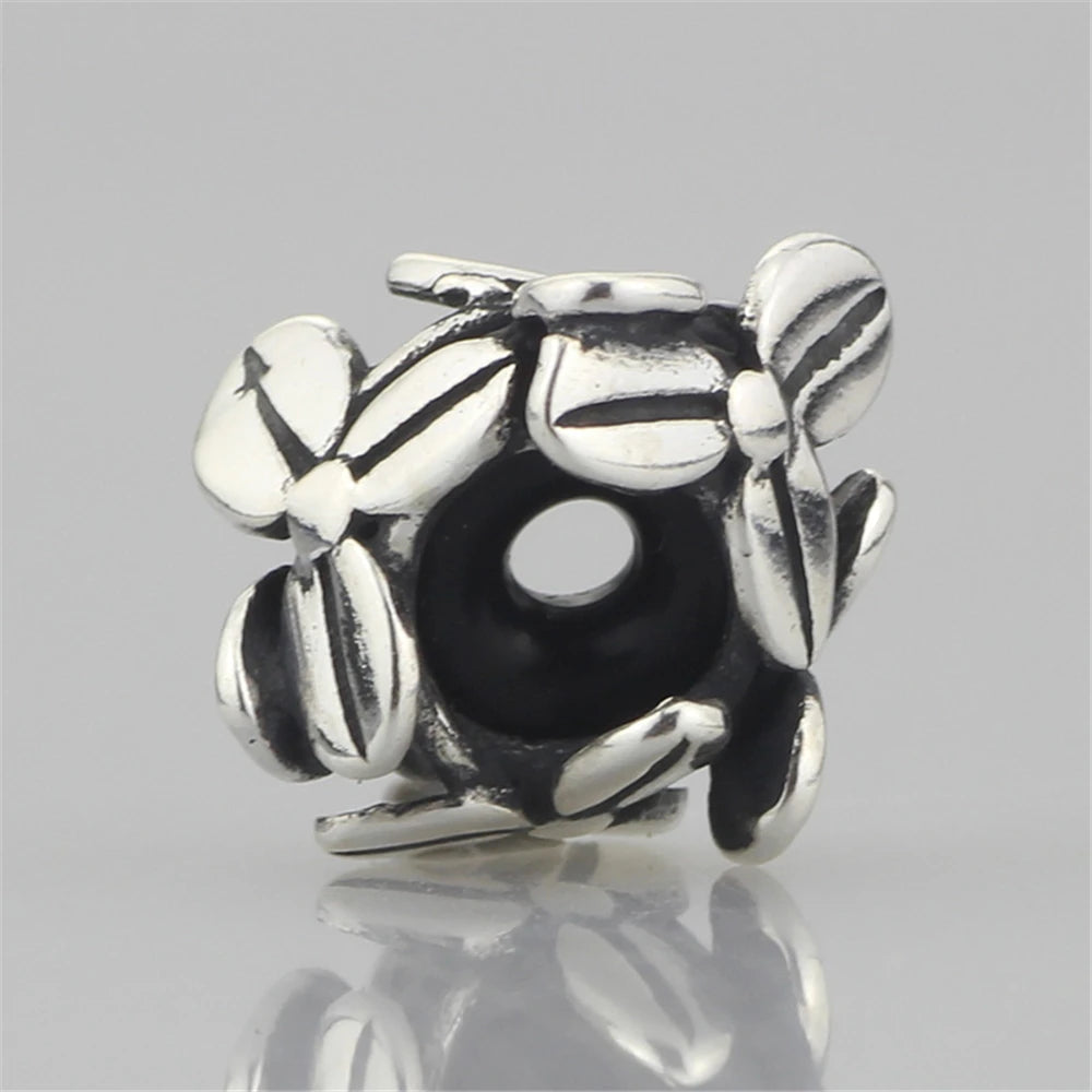 Mistletoe 925 Sterling Silver Cute Sweet Strawberries Stopper Spacer Charm Bead Fit European 3.0mm Bracelet Jewelry