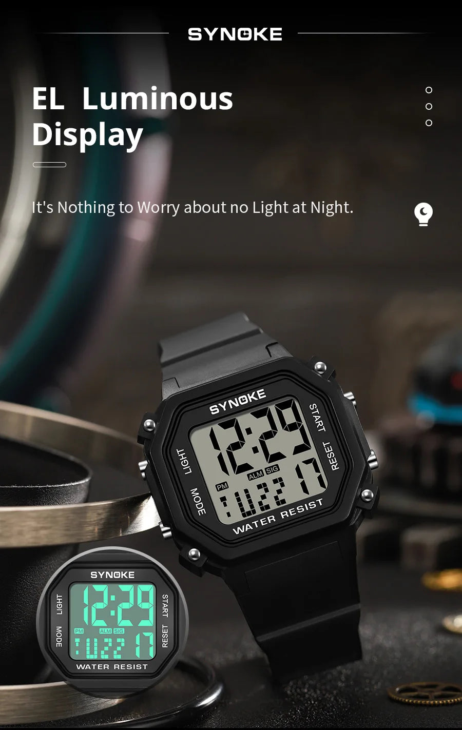 Student Digital Watches Men Sports Luminous Chronograph Waterproof Lady Electronic Military Wrist Watch Relogio Masculino