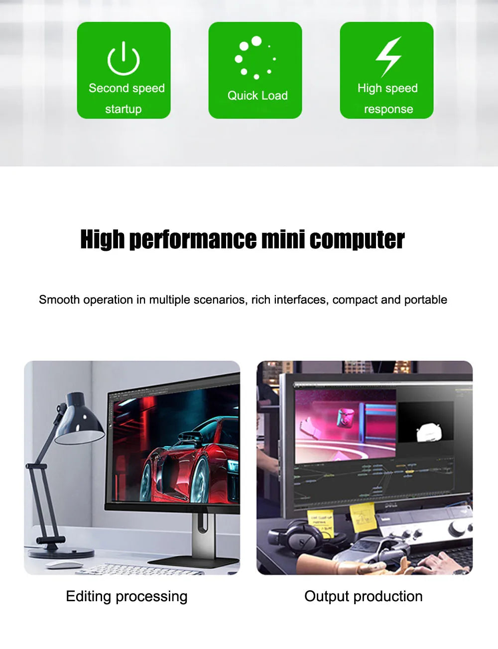 Cheap shipping items Mini PC Gaming Intel Core i7 1255U 1165G7 10510U HDMI DP Windows 11 Bluetooth Wifi6 Ofiice Computer Desktop