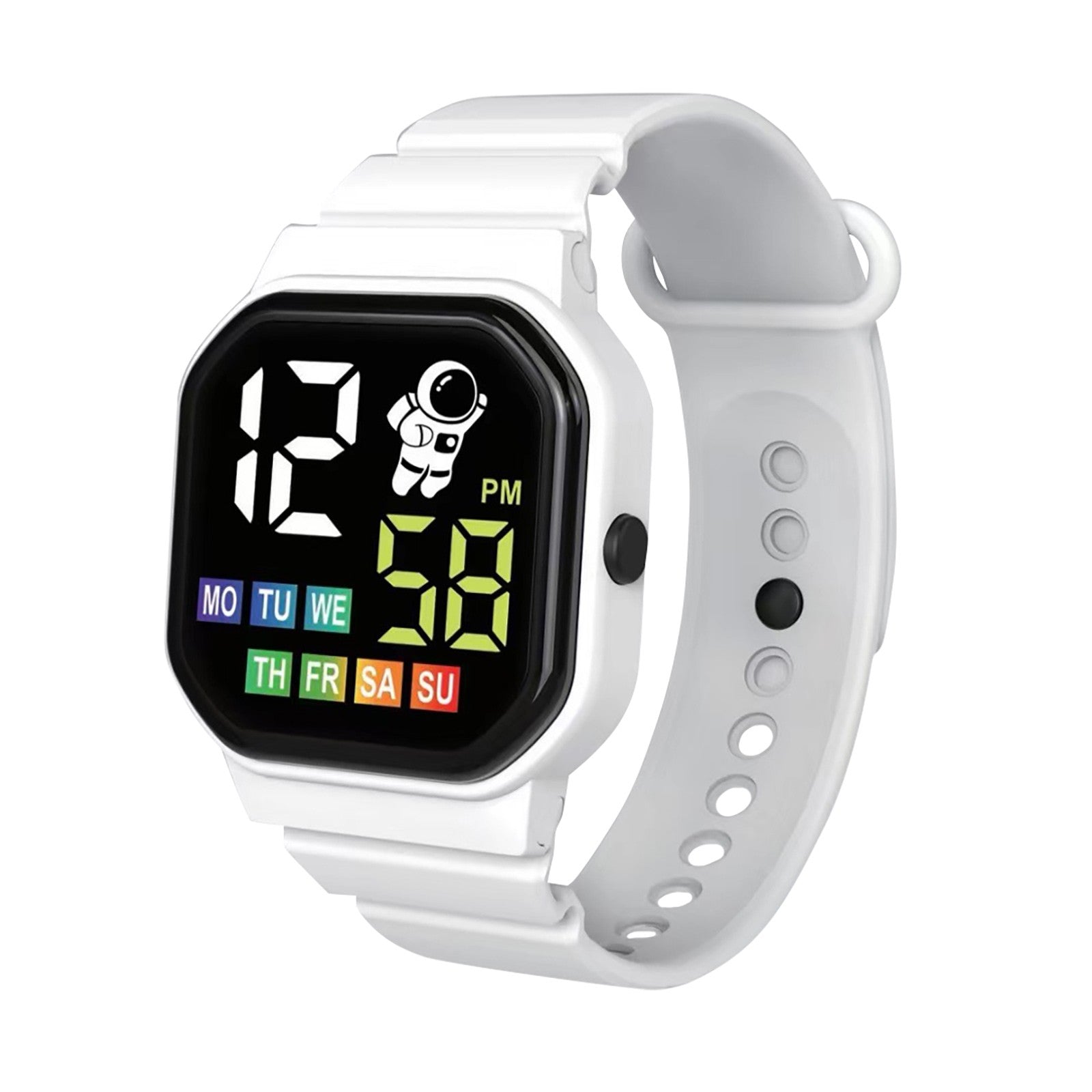 Led Digital Kids Watch For Boys Girls Cute Pattern Children Electronic Wristwatch Sports Waterproof Watches Student Child Clock