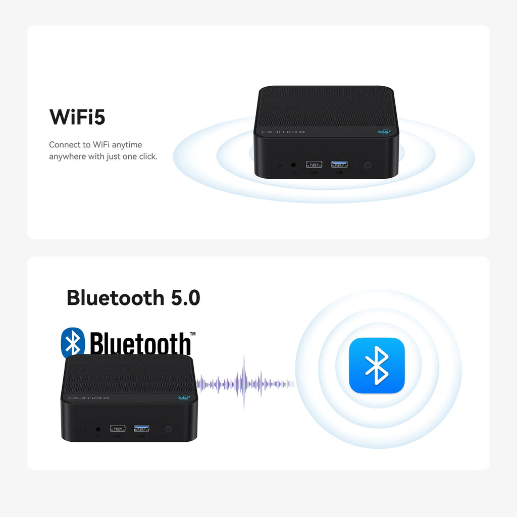 MINI Computer Twin Lake N150 Alder N95 8GB/16GB DDR4 256GB SSD Windows 11 Pro 4K HDMI 2.0 WIN11 NUC HTPC GK mini
